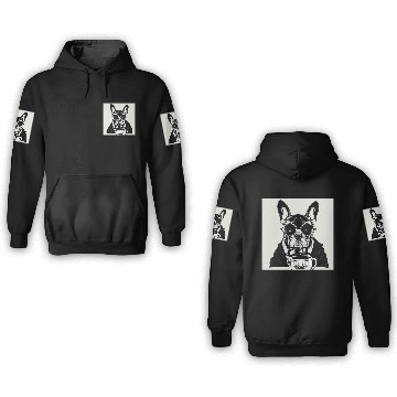 Discover I love dog and coffee 3D Hoodies