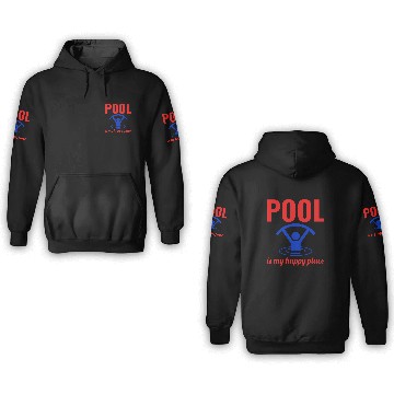 Discover Water Aerobics Aquatic fitness Aqua Exercise Pool 3D Hoodies