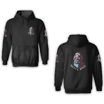 Discover Grumpy Santa 3D Hoodies