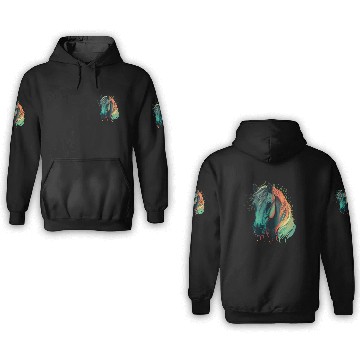 Discover Beautiful Horse 3D Hoodies