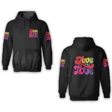 Discover Love is Love 3D Hoodies