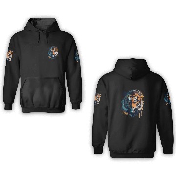 Discover Tiger for Animal Lovers 3D Hoodies