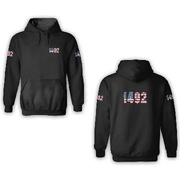 Discover Columbus Day 1492 3D Hoodies