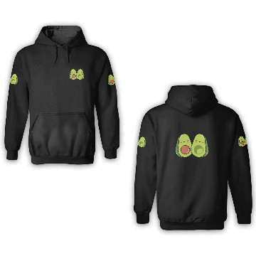 Discover Sibling Big Brother Avocado Goals Hilarious Puns 3D Hoodies