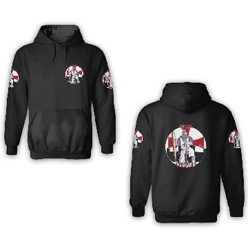 Discover Stand strong and Deus vult 3D Hoodies