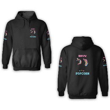 Discover Harlow And Popcorn Merch Popcorn The Pony 3D Hoodies