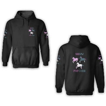 Discover Harlow And Popcorn Merch Popcorn The Pony 3D Hoodies