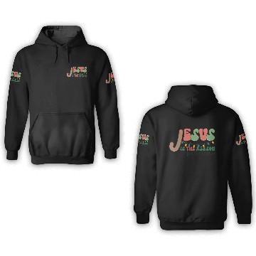 Discover Jesus is The Reason for the Season Candy Christian 3D Hoodies