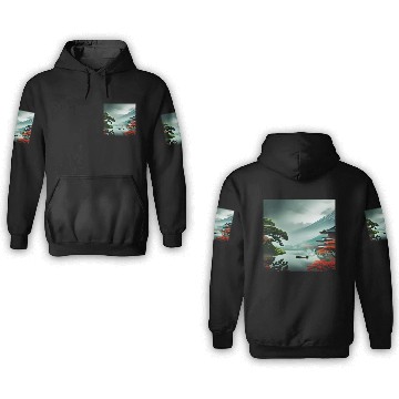 Discover Aesthetic japan nature 3D Hoodies