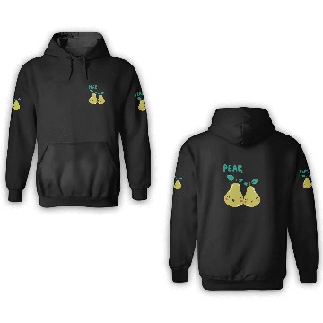 Discover Siblings Pear Fruit Big Brother Sister Goals 3D Hoodies