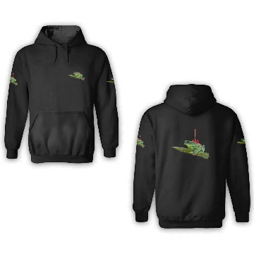 Discover Meet me under the missile toad – mistletoe pun 3D Hoodies