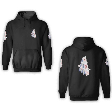 Discover Playing card 3D Hoodies