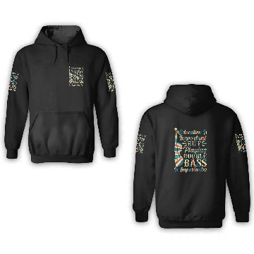 Discover Back To School Double Bassist Player 3D Hoodies