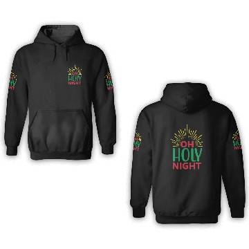 Discover Oh Holy Night 3D Hoodies