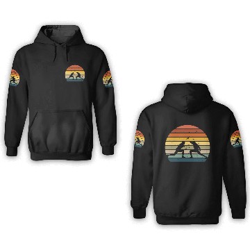 Discover Retro fencing 3D Hoodies