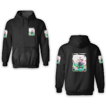 Discover Japan Tea Pot Floral Pattern Chrysanthemum Cherry 3D Hoodies