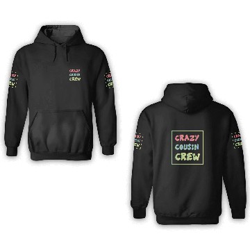Discover Crazy cousin crew 3D Hoodies