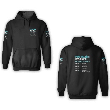 Discover Postal Worker Mail Lady Mail Carrier Postal 3D Hoodies