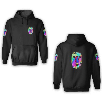 Discover Illustration, Cattle, digital art 3D Hoodies