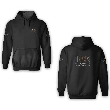 Discover 40 Years Vintage 1983 Retro 40th Birthday 3D Hoodies