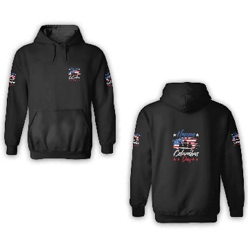 Discover Columbus Day 1942 American Italian Christopher 3D Hoodies