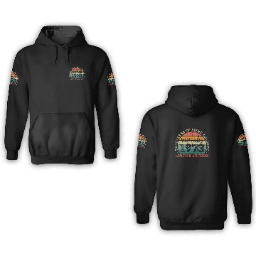 Discover 50 Years Vintage 1973 Retro 50th Birthday 3D Hoodies