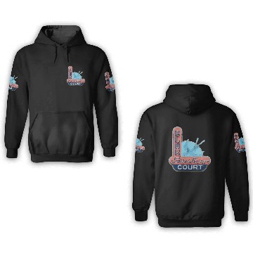 Discover Blue Swallow Court Route 66 Tucumcari 3D Hoodies