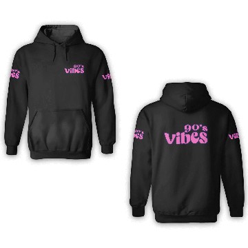 Discover 90s vibes ,classic, retro,vintage 3D Hoodies