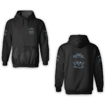 Discover Heavy Metal Matters Bonehead Music 3D Hoodies