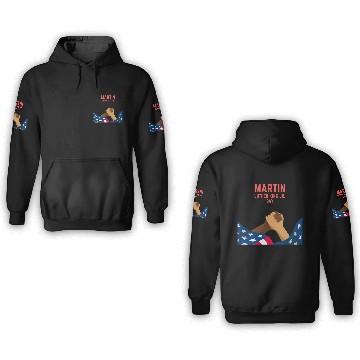 Discover Martin Luther king jr. day 3D Hoodies