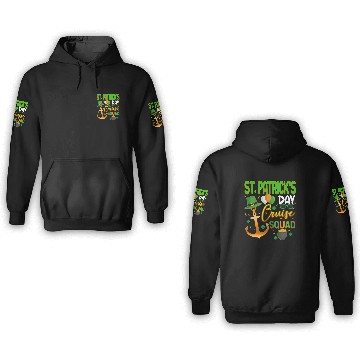 Discover St Patrick's Day Cruise Squad Group Matching 3D Hoodies