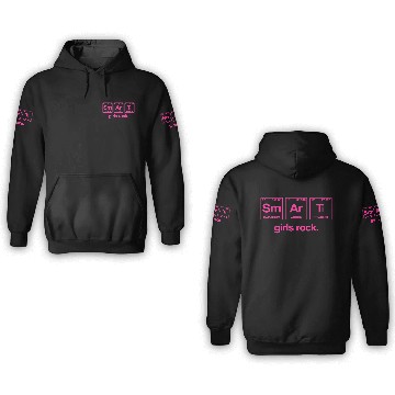 Discover SMART GIRLS ROCK - Elements Periodic Table 3D Hoodies