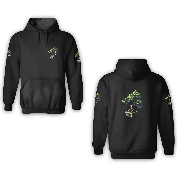 Discover 8 Bit Bonsai Tree 3D Hoodies