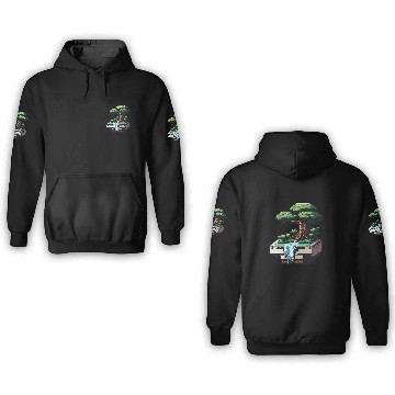 Discover 8 Bit Bonsai Tree 3D Hoodies
