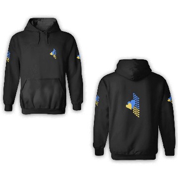 Discover From Ukraine with love 3D Hoodies