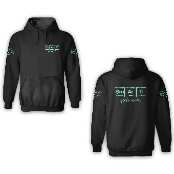 Discover SMART GIRLS ROCK - Elements Periodic Table 3D Hoodies