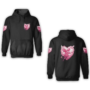 Discover funny Cupid Valentine's Day girls 3D Hoodies