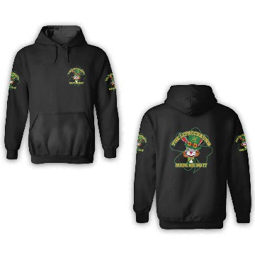 Discover The Leprechauns made me do it. Year of the rabbit 3D Hoodies