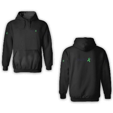 Discover Mental Health Warrior Green Ribbon Awareness 3D Hoodies