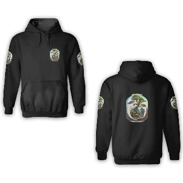 Discover Bonsai Tree Terrarium 3D Hoodies