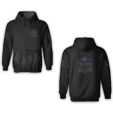 Discover Friend Of A Warrior Support Team Colon Cancer 3D Hoodies
