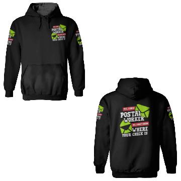 Discover Postal Worker, postal worker, mailman, postman 3D Hoodies