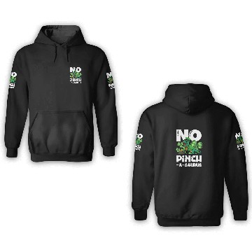 Discover No Pinchasaurus Dinosaur Irish St. Patricks Day 3D Hoodies