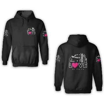 Discover I Love City Life Los Angeles 3D Hoodies