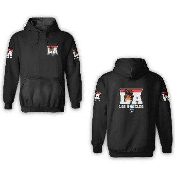 Discover Los Angeles LA California Gift 3D Hoodies