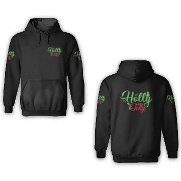 Discover Holly Jolly 3D Hoodies