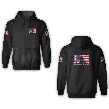 Discover American Flag Patriotic Farmer Farming USA 3D Hoodies