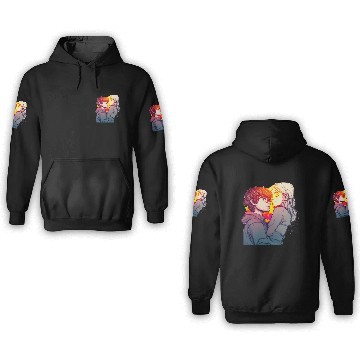 Discover Lovley Couple Colorful three 3D Hoodies