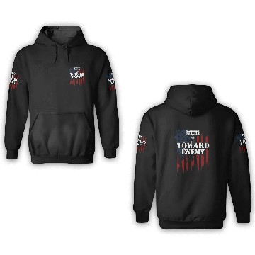 Discover Front Toward Enemy - Veteran 3D Hoodies