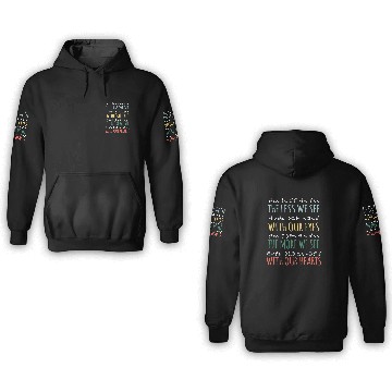 Discover Less We See Eyes More Heart Braille Alphabet Retro 3D Hoodies